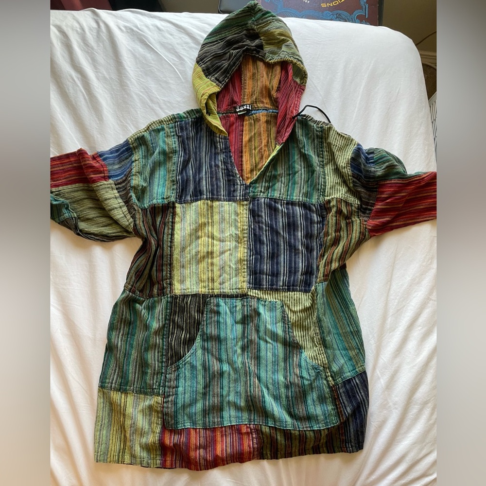 Hippie patchwork sweater